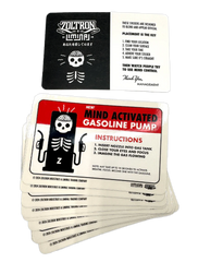 (10) GAS PUMP Public Space Enhancement Stickers