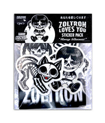 Zoltron Loves You Sticker Pack 2024