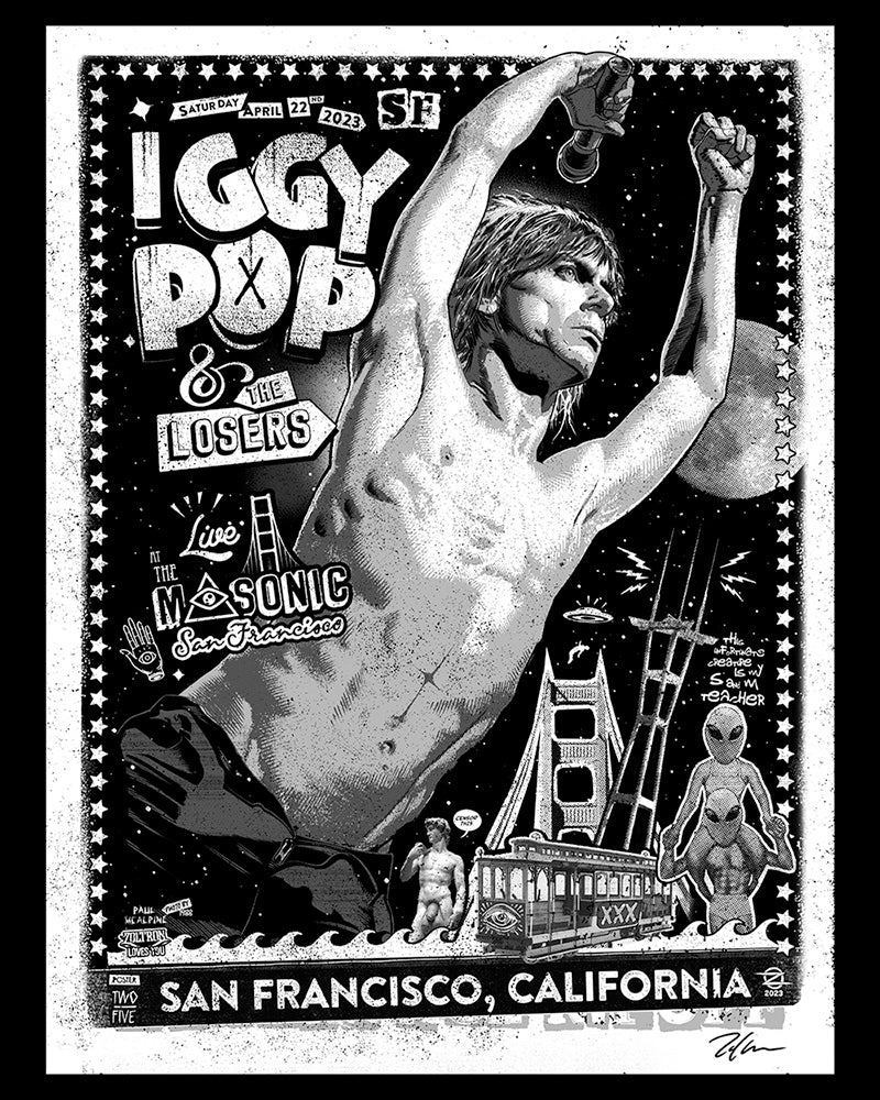 (Night 2) Iggy Pop Tour Print