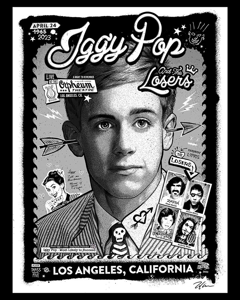 (Night 3) Iggy Pop Tour Print