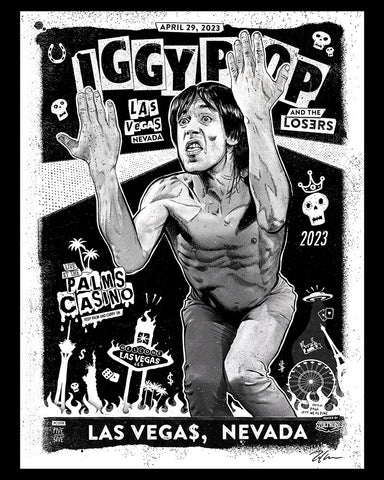 (Night 5) Iggy Pop Tour Print