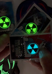 Nuclear (Black & Glow in the Dark) Enamel Pin