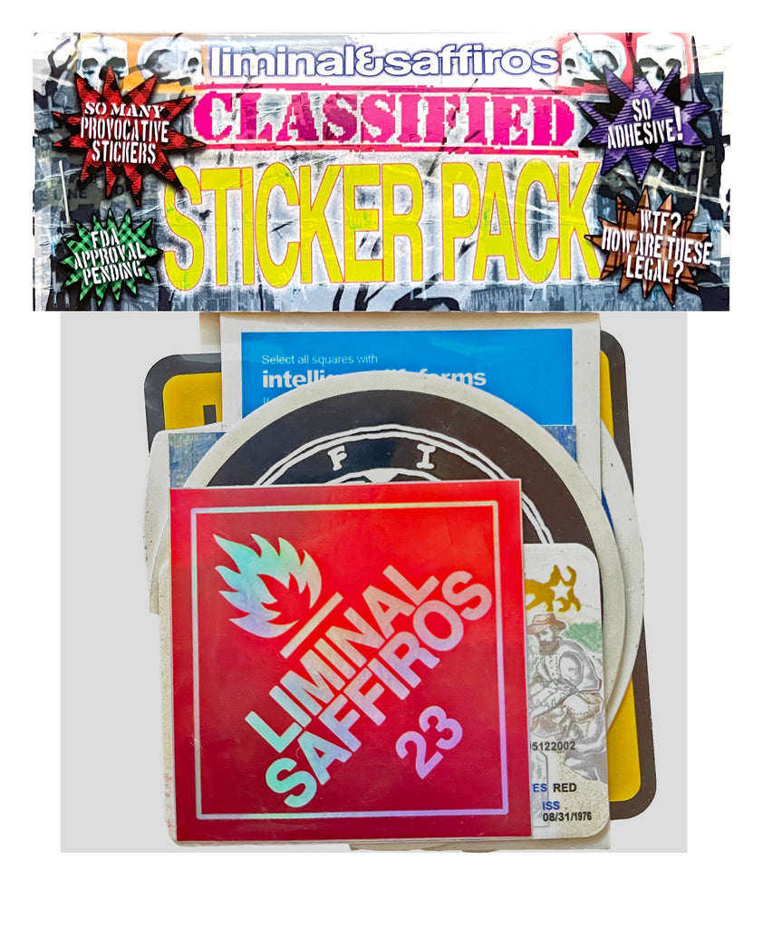 Liminal & Saffiros Classified Sticker Pack