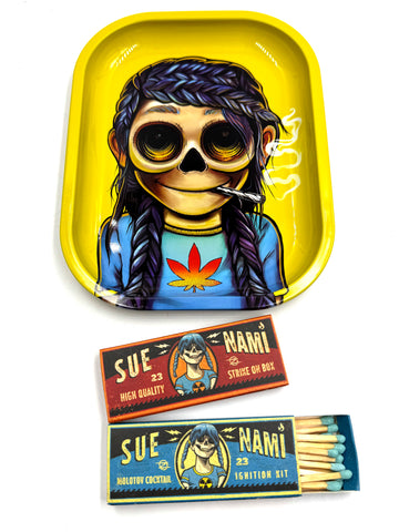 Sue Nami Rolling Tray & Matches