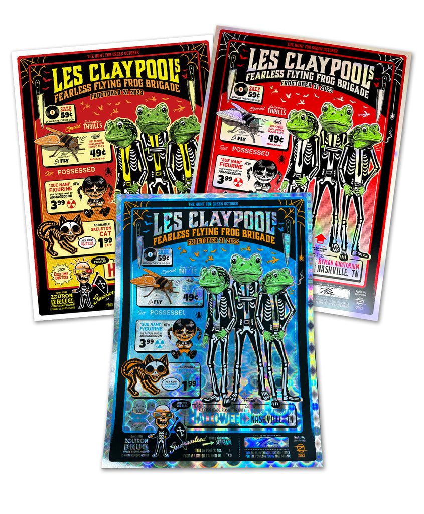 Les Claypool's Frog Brigade (All 3 Prints)