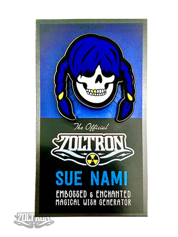 Sue Nami Embossed Wish Generator - Blue