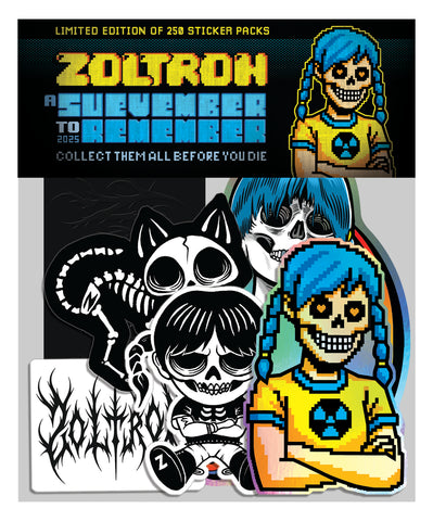 A Suevember to Remember Sticker Pack 2025