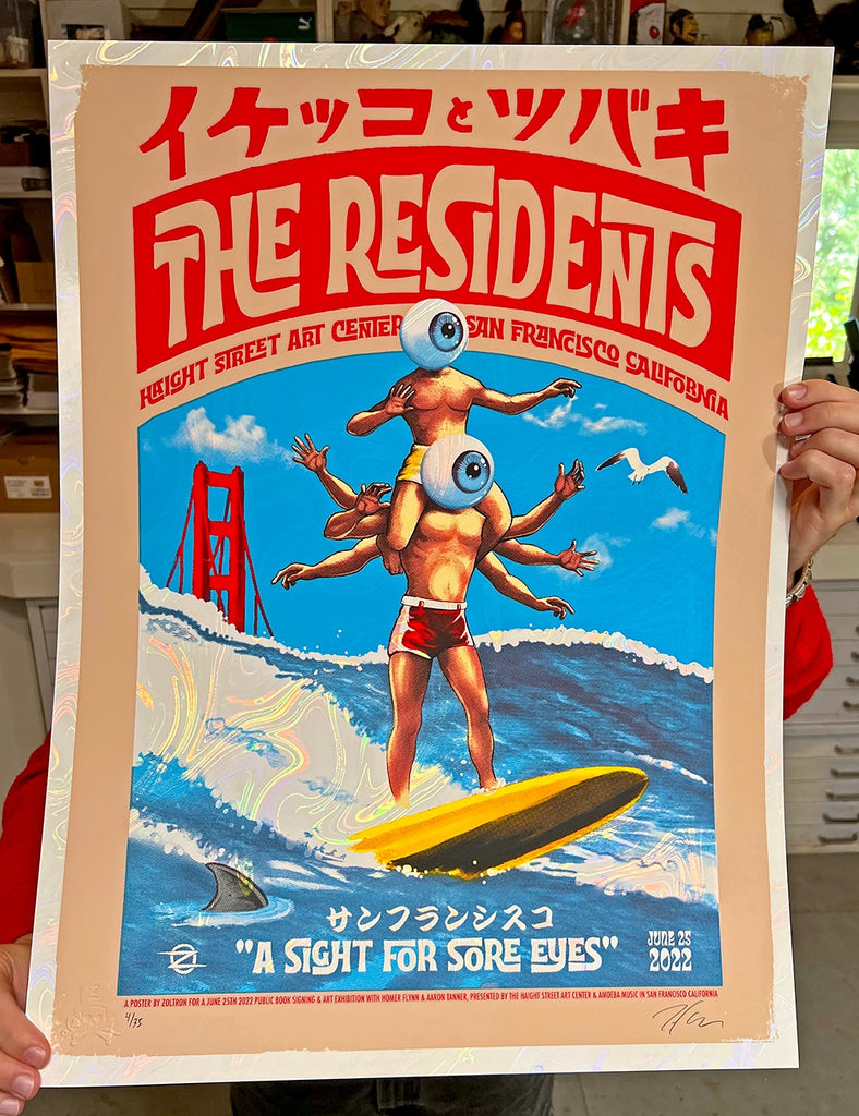 Residents Poster - White Swirl Edition