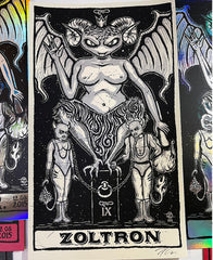 (3) Zoltron Tarot Handbills - Oakland, Ca. 2015